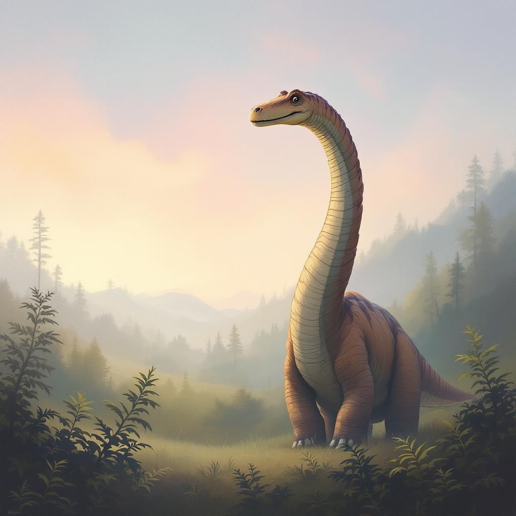 The Long-Necked One in Classical style