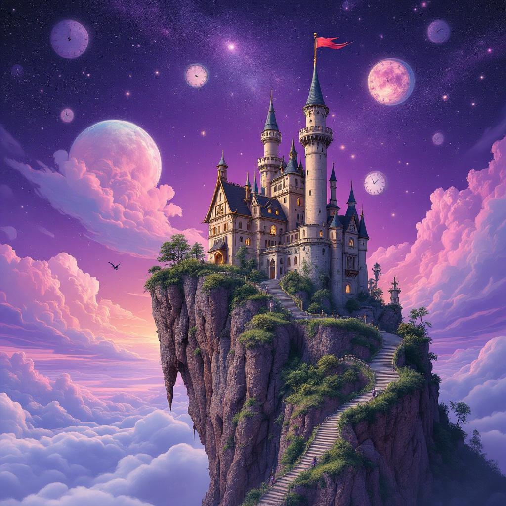 Castle on the Cliff in Wild style