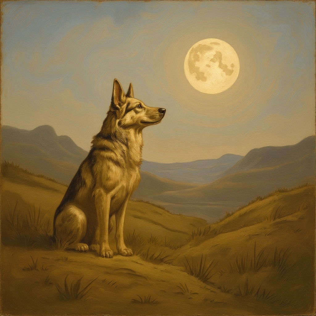 Shepherd & The Day Moon in Classical style