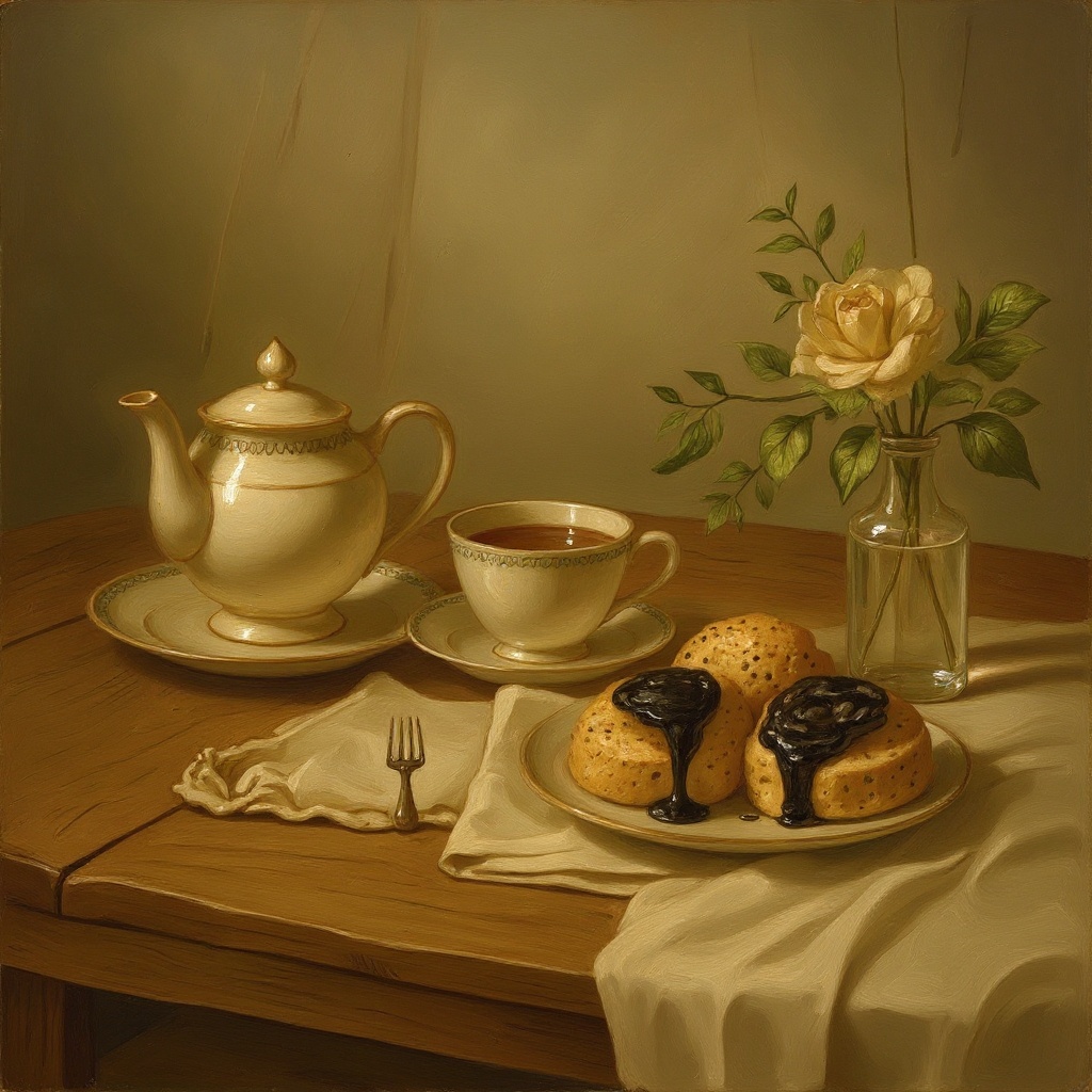 Tea and Scones in Classical style