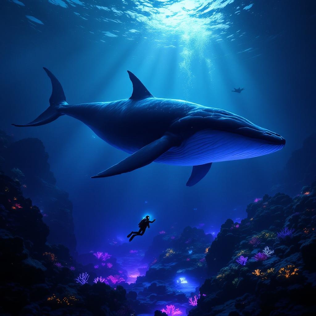 Whale Below in Wild style