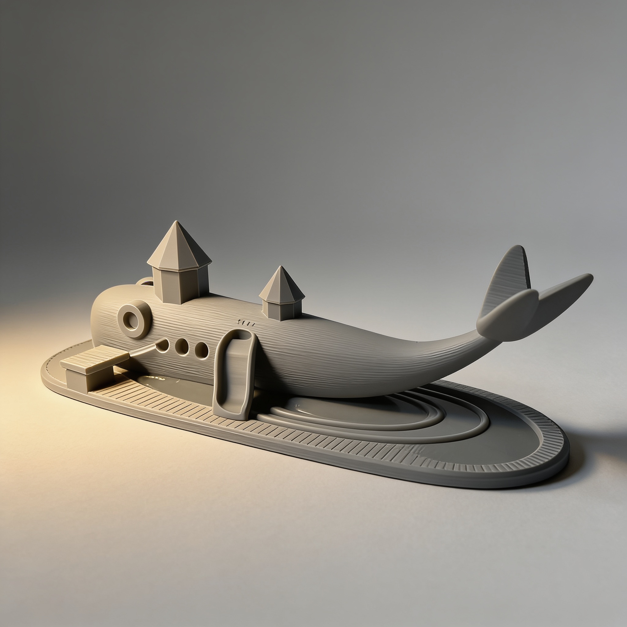 Pre-primed Blue Whale of Catoosa print — what ships